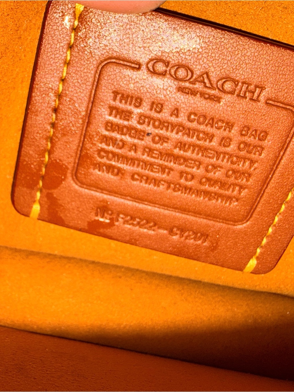Coach Black Pebbled Leather Crossbody with Gold Hardware - Picture 5 of 11